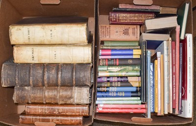 Lot 419 - Three boxes of antiquarian literature,...