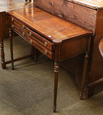 Lot 1319 - A reproduction crossbanded mahogany four...