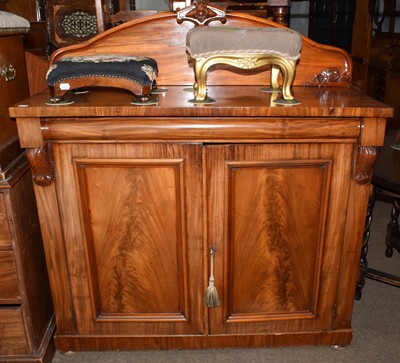 Lot 1281 - A Victorian mahogany chiffonier, 122cm by 46cm...