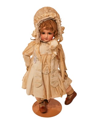 Lot 1051 - Gillie Charlson bisque socket head doll,...