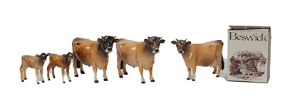 Lot 173 - Beswick Jersey Cattle