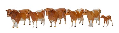 Lot 167 - Beswick Guernsey Cattle