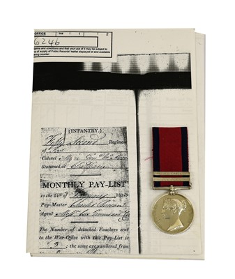 Lot 65 - A Military General Service Medal, with two...