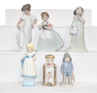 Lot 178 - A Royal Worcester figure 'Monday's Child is...