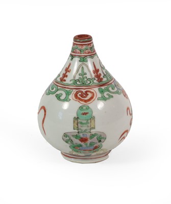 Lot 74 - A Chinese Porcelain Bottle Vase, Kangxi,...