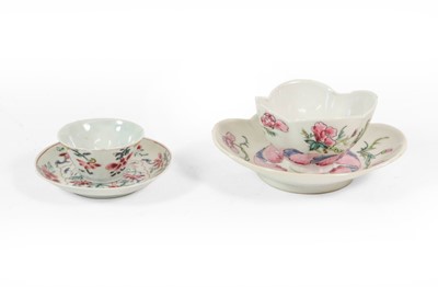 Lot 107 - A Chinese Porcelain Tea Bowl and Saucer,...