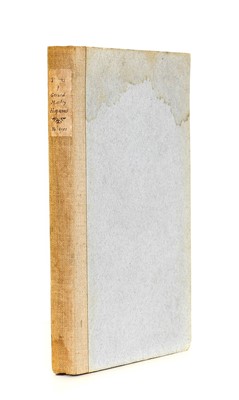 Lot 2052 - Hopkins (Gerard Manley). Poems, 1st edition, 1918