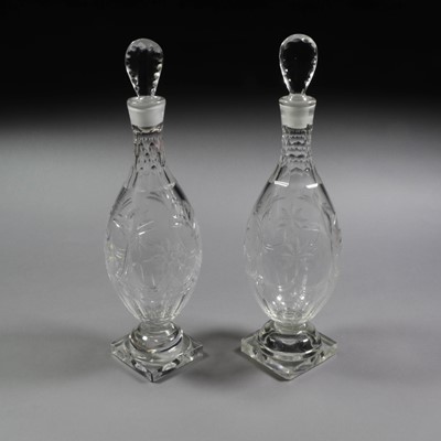 Lot 252 - A Pair of Decanters and Stoppers, early 19th...