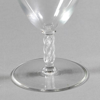 Lot 196 - A Set of Three Lalique Guebwiller Frosted and...