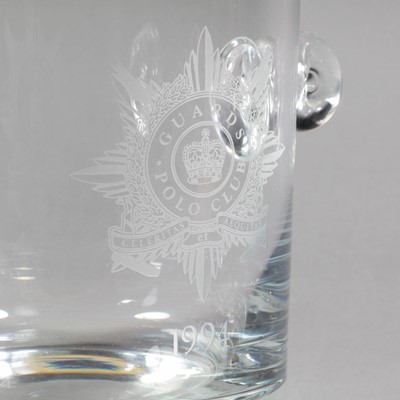 Lot 245 - A Guards’ Polo Club Commemorative Glass Bowl,...