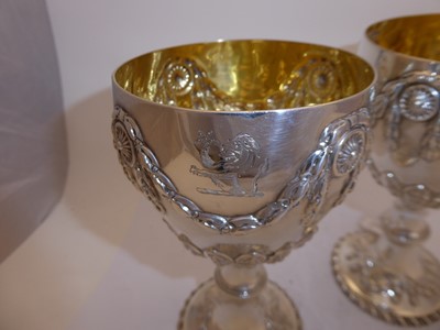 Lot 118 - A Pair of George III Silver Goblets, by John...