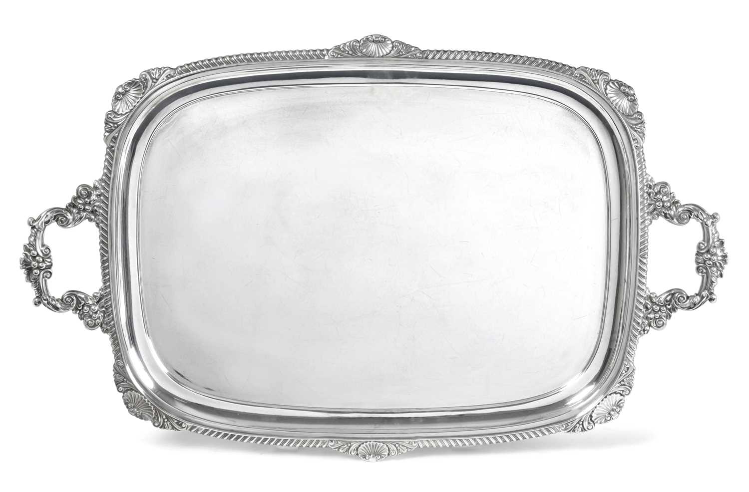 Lot 200 - An Edward VII Silver Tray, by The Alexander...