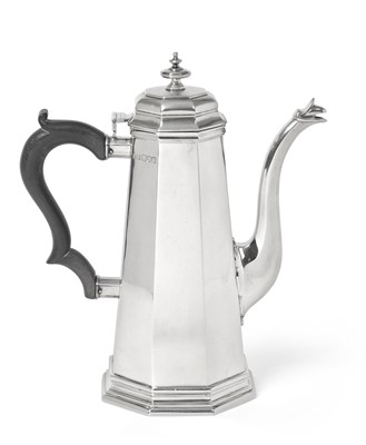 Lot 312 - A George V Silver Coffee-Pot, by Carrington...