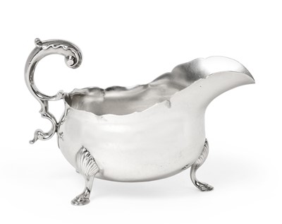 Lot 302 - A Victorian Silver Sauceboat, by Edward...