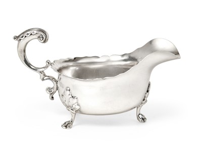Lot 305 - An Edward VII Silver Sauceboat, by George...