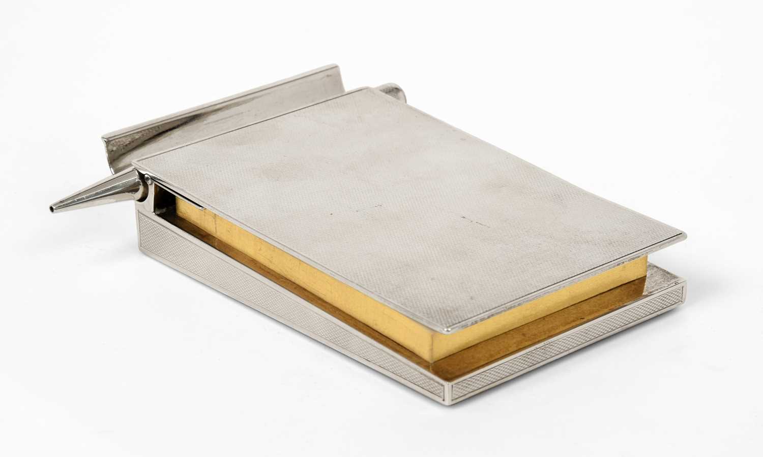 Lot 341 - An Elizabeth II Silver Notepad and Pencil,