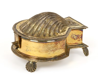 Lot 3 - A Victorian Silver-Gilt Inkstand, by Charles...