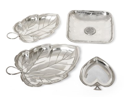 Lot 234 - Four Various Silver Dishes, Two Stamped '950...