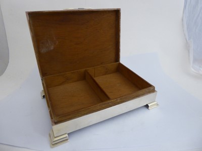 Lot 128 - An Elizabeth II Silver Cigarette-Box, by...