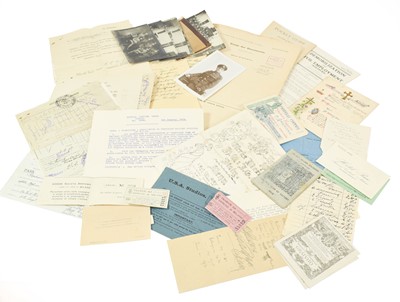 Lot 126 - A Quantity of Ephemera From 1917 to 1920,...