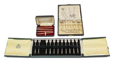 Lot 340 - A Cased Set of Eleven Elizabeth II Silver and...