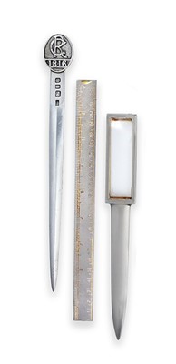 Lot 328 - An Elizabeth II Silver Paper-Knife, by Mappin...