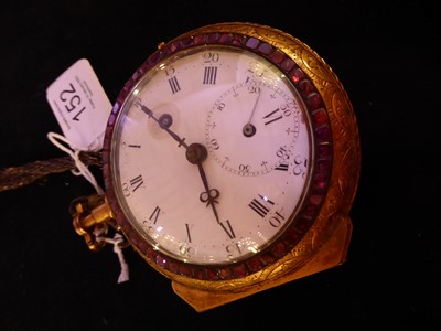 Lot 152 - A Gilt Metal Verge Consular Cased Pocket Watch,...