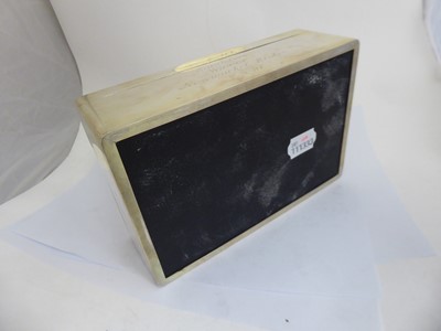 Lot 217 - An Elizabeth II Silver Cigarette-Box, by...