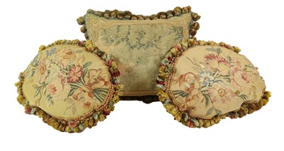 Lot 148 - A Pair of Tapestry Cushions, in 18th century...