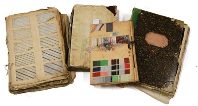 Lot 2007 - 19th Century French Album of Silk Samples,...