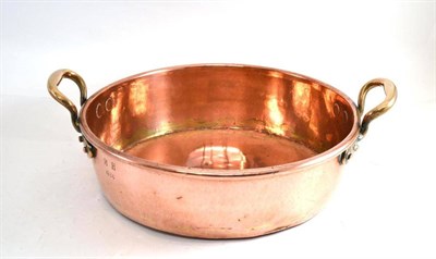 Lot 72 - An early 20th century copper cream pan by S.R Price, London