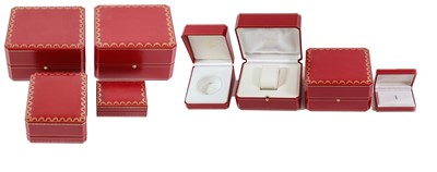 Lot 322 - Four Cartier Boxes, each variously oblong...