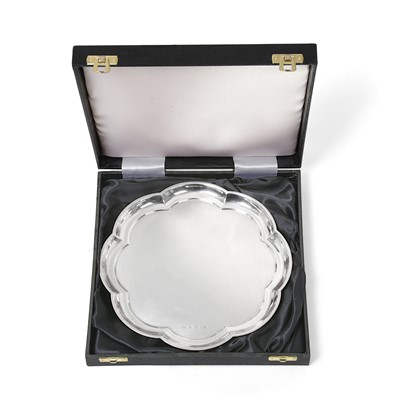 Lot 308 - An Irish Silver Salver, by T. Weir and Sons,...