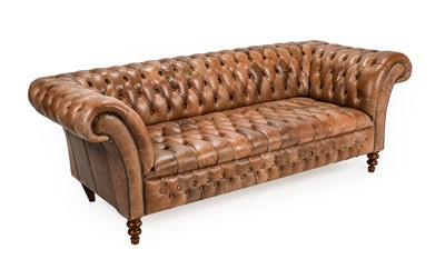 Lot 1320 - A Victorian-Style Chesterfield Sofa, modern,...