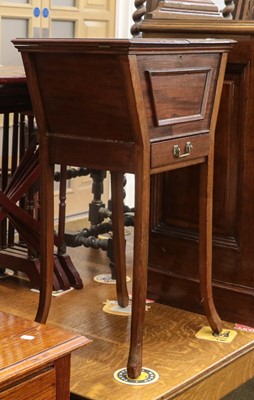 Lot 1328 - An early 20th century mahogany sewing table of...