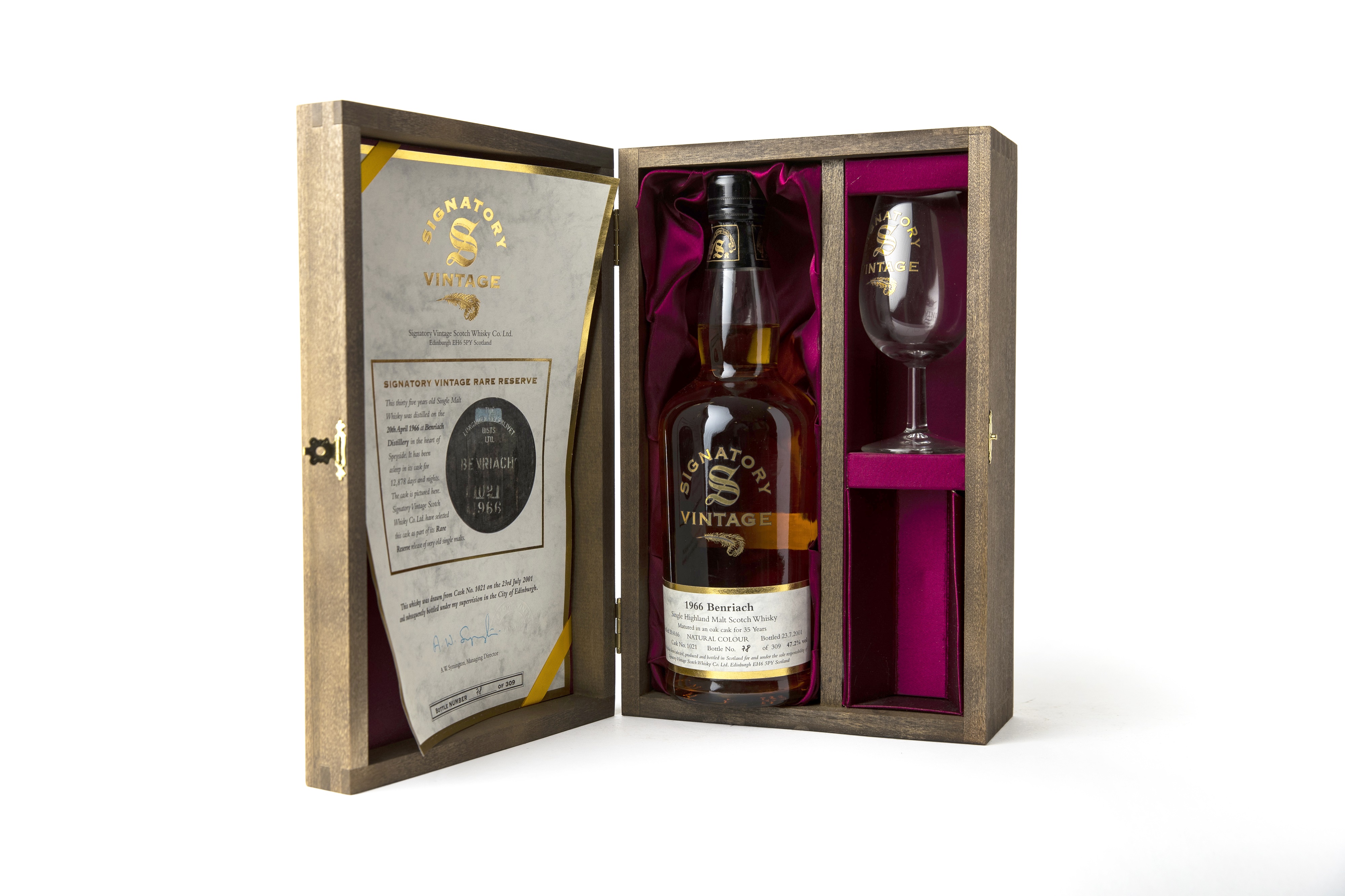 Lot 2148 - Benriach 1966 35 Year Old Single Highland