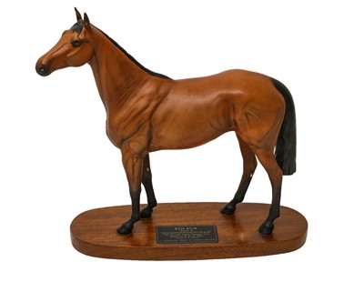 Lot 26 - Beswick Connoisseur model of Red Rum, on...