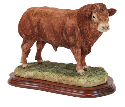 Lot 100 - Border Fine Arts 'Limousin Bull' (Style Two)