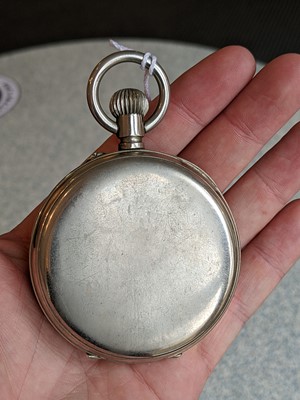 Lot 229 - A silver-mounted pocket watch case, by William...