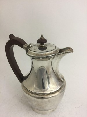 Lot 2159 - A Four-Piece Elizabeth II Silver Tea-Service