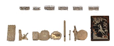 Lot 368 - A Collection of Assorted Silver Boxes, mostly...