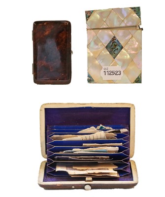 Lot 320 - A Victorian parquetry inlaid mother of pearl...