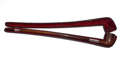 Lot 98 - Loewe & Co, a cased churchwarden's pipe in a...