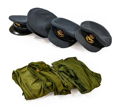 Lot 199 - Three Second World War RAF Officer's Caps,...