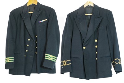 Lot 202 - Five British Merchant Navy Jackets, with gilt...