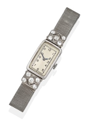 Lot 2263 - A Lady's Diamond Cocktail Wristwatch