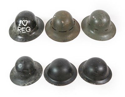 Lot 172 - Two Second World War Brodie Helmets, each...