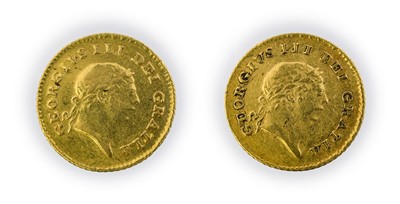 Lot 75 - George III, Third guineas (2), 1808 and 1809,...