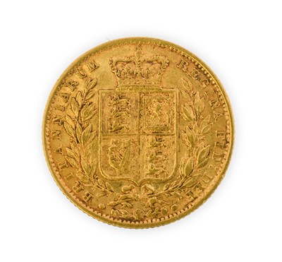 Lot 85 - Victoria, Sovereign, 1848, second young head...
