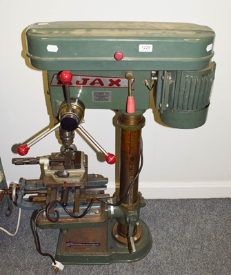 Lot 1225 - A clock makers heavy duty AJAX daco pillar...